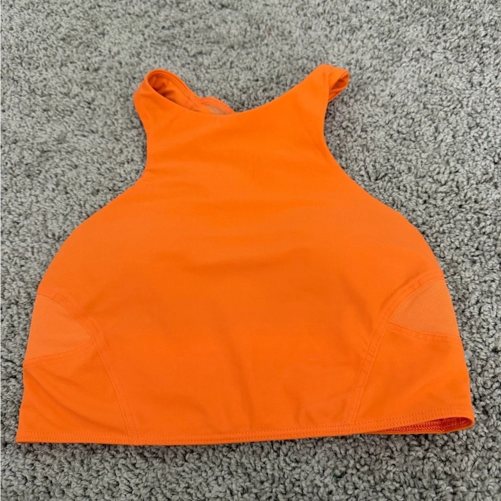 Lululemon Athletica Vibrant Orange Sports Bra